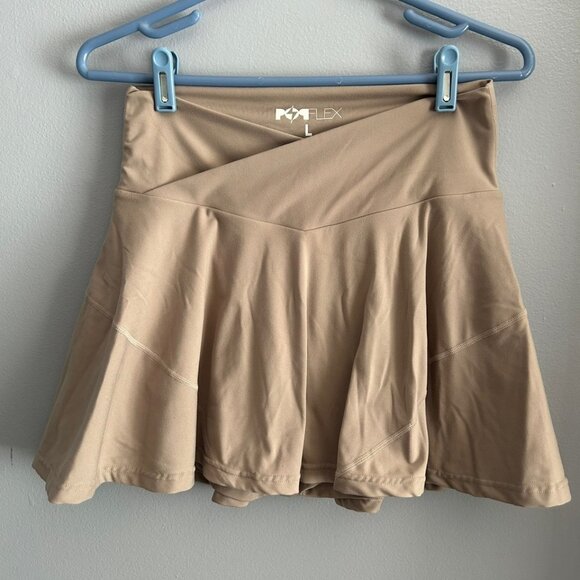 Popflex Crisscross Hourglass® Twirl Skort - Rose Grey - Picture 2 of 5